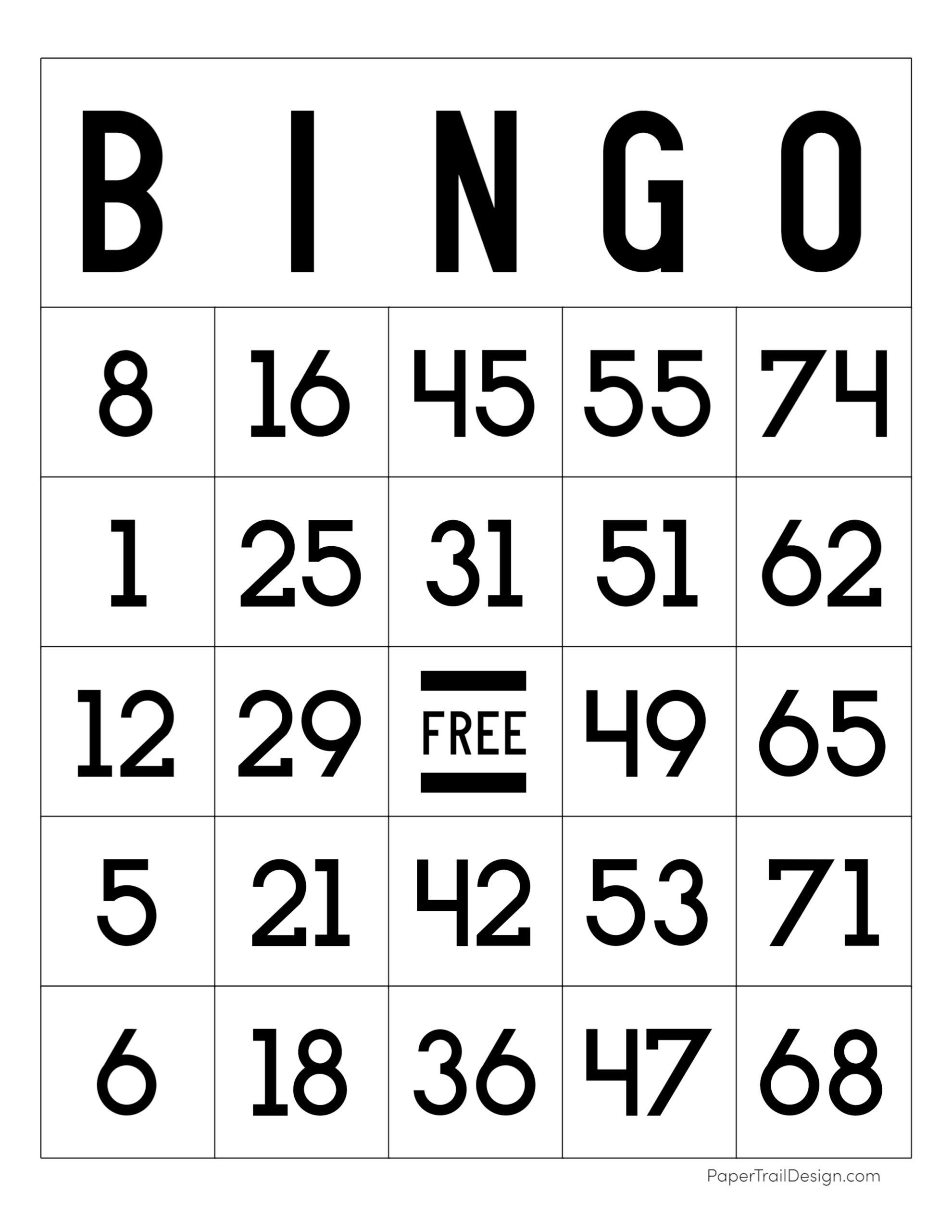 Where to Find Quality Free Printable Bingo Cards