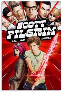 Scott Pilgrim Home Decor: Movie Posters, Stickers ⁤& Canvas Art